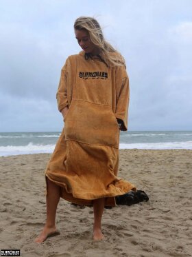 Klitmøller Rig Wear - Frotté Surfer Poncho - Unisex - Curry