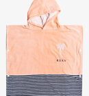 Roxy - Sweetie Palm Tree Hooded Frotté Poncho - Dame - Tropical Peach