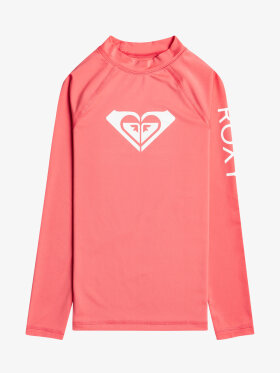 Roxy - Kids Whole Hearted Long Sleeve UV/Rash Guard - Børn - Sun Kissed