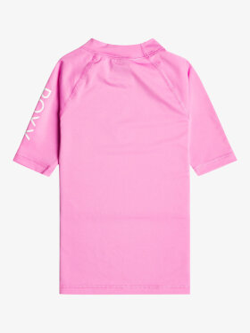 Roxy - Kids Whole Hearted Short Sleeve UV/Rash Guard - Børn - Cyclamen