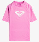 Roxy - Kids Whole Hearted Short Sleeve UV/Rash Guard - Børn - Cyclamen