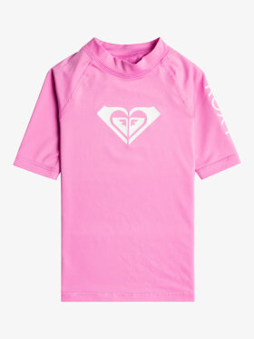 Roxy - Kids Whole Hearted Short Sleeve UV/Rash Guard - Børn - Cyclamen