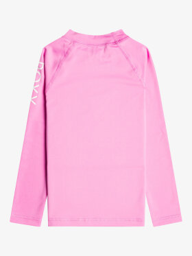 Roxy - Kids Whole Hearted Long Sleeve UV/Rash Guard - Børn - Cyclamen