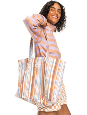Roxy - Sweeter Than Honey Large Strandtaske - Peach Whip Stripper Roxy - Sweeter Than Honey Large Strandtaske - Peach Whip Stripper