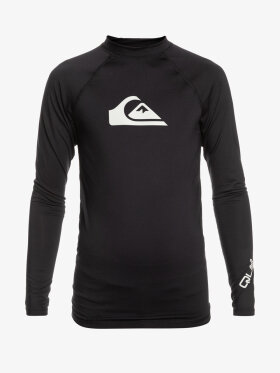 Quiksilver - Kid's All Time Long Sleeve UV trøje - Børn - Black Quiksilver - Kid's All Time Long Sleeve UV trøje - Børn - Black
