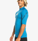 Quiksilver - Men's All Time Short Sleeve UV-trøje - Herre - Snorkel Blue
