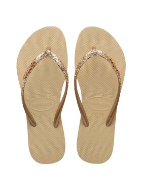 Havaianas - Slim Glitter II Klipklapper - Dame - Sand Grey