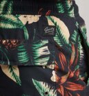 Superdry - Men's Vintage Hawaiian Badeshorts - Herre - Black Pineapples