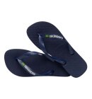 Havaianas - Brasil Logo Klipklapper - Unisex - Navy Blue