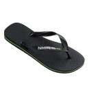 Havaianas - Brasil Logo Klipklapper - Unisex - Black/Black