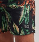 Superdry - Men's Vintage Hawaiian Badeshorts - Herre - Black Pineapples