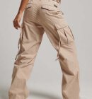 Superdry - Women's Vintage Low Rise Cargo Bukser - Dame - Stone Wash Taupe