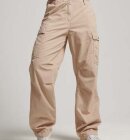 Superdry - Women's Vintage Low Rise Cargo Bukser - Dame - Stone Wash Taupe