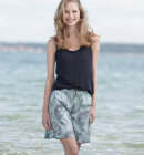 Blue Sportswear - Chloe Long Shorts - Dame - Paisley Aqua