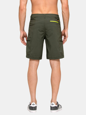 Sundek - Men's Adan Hybrid Cargo Shorts - Herre - Dark Army Green 