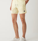 Colmar - Men's Striped Badebukser - Herre - Lemon/White