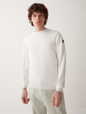 Colmar - Men's Sweater m. Rund Hals - Herre - White