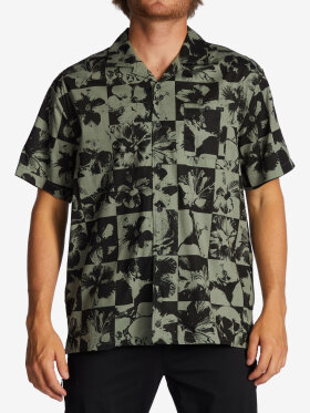 Billabong - Men's Sundays Vacay Short Sleeve Skjorte - Herre - Sage