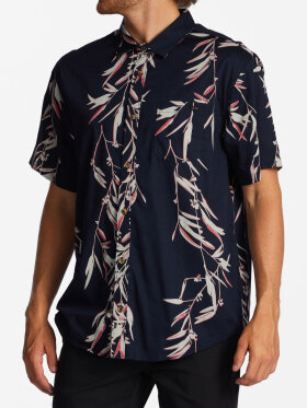 Billabong - Men's Sundays Vacay Short Sleeve Skjorte - Herre - Night