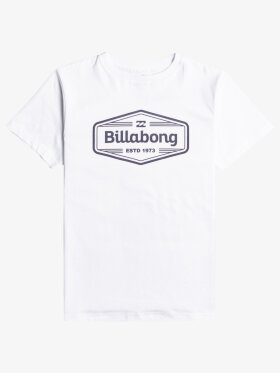 Billabong - Boys Trademark Short Sleeve T-shirt - Drenge - White