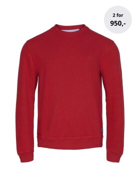 Sea Ranch - Men's Winston Sweater - Herre - Strong Red 