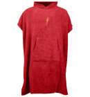 Lightning Bolt - Red Bolt Poncho - Unisex - Chinese Red