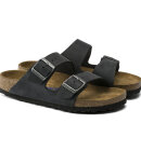 Birkenstock - Arizona Nubuklæder Sandaler - Unisex - Black - Normal