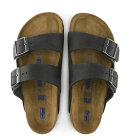 Birkenstock - Arizona Nubuklæder Sandaler - Unisex - Black - Normal