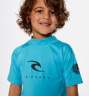 Rip Curl - Kids Corps Short Sleeve Rash UV T-shirt - Børn (1-8 år) - Blue