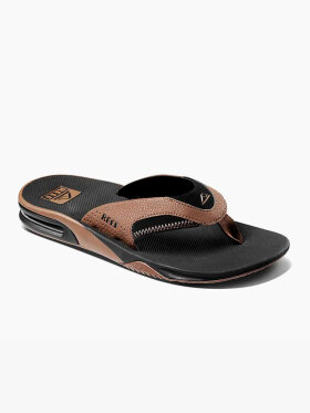 Reef - Men's Fanning Klipklapper - Black And Tan