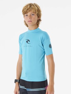 Rip Curl - Kids Corps Short Sleeve Rash UV T-shirt - Børn (8-16 år) - Blue