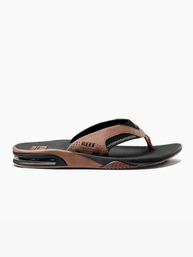 Reef - Men's Fanning Klipklapper - Black And Tan