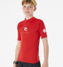 Rip Curl - Kids Corps Kortærmet Rash UV T-shirt - Børn (8 - 16 år) - Red