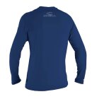 O'Neill - Men's Basic Skins Langærmet Rashguard - Herre - Navy