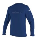 O'Neill - Men's Basic Skins Langærmet Rashguard - Herre - Navy