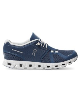 On - Women's Cloud 5 sneakers - Dame - Denim/White