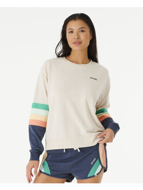 Rip Curl - Women's Surfbreak Crew-neck Sweater - Dame - Oatmeal Marl