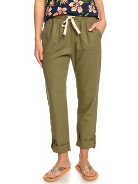 Roxy - Women's On The Seashore Cargo Bukser - Dame - Loden Green