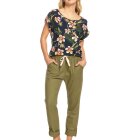 Roxy - Women's On The Seashore Cargo Bukser - Dame - Loden Green