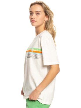 Roxy - Women's Vibrations Beach T-shirt - Dame - Snow White 