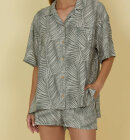 Lightning Bolt - Women's Oversized Tropical Skjorte - Dame - Light Brindle 