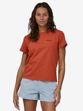 Patagonia - Women's P-6 Logo Responsibiliti T-shirt - Dame - Quartz Coral