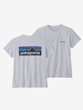 Patagonia - Women's P-6 Logo Responsibiliti T-shirt - Dame - White