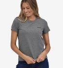 Patagonia - Women's P-6 Logo Responsibiliti T-shirt - Dame - White