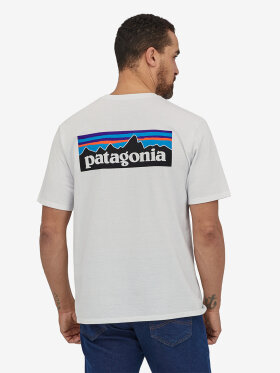 Patagonia - Men's P-6 Logo Responsibili T-shirt - Herre - White