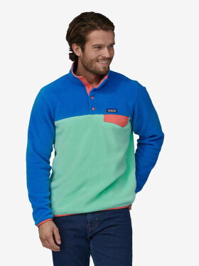 Patagonia - Men's Lightweight Synchilla Snap-T Fleece Pullover - Herre - Early Teal Patagonia - Men's Lightweight Synchilla Snap-T Fleece Pullover - Herre - Early Teal