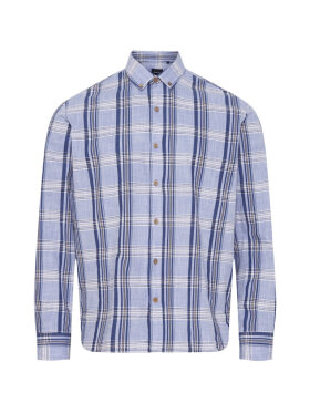 Sea Ranch - Men's Sammy Langærmet Skjorte - Herre - Coastal Blue Check