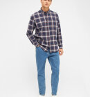 Sea Ranch - Men's Sammy Langærmet Skjorte - Herre - Coastal Blue Check