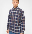 Sea Ranch - Men's Sammy Langærmet Skjorte - Herre - Coastal Blue Check