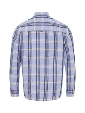 Sea Ranch - Men's Sammy Langærmet Skjorte - Herre - Coastal Blue Check